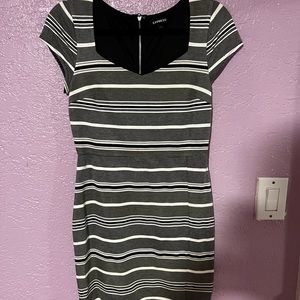 Express Striped business dress